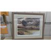 Image 1 : Ducks Unlimited Signed and Numbered Donald Curley Print 32'' x 38'' 