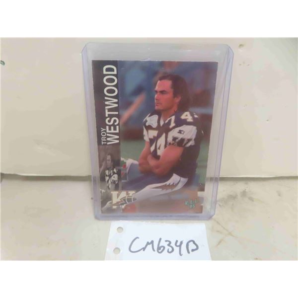 Troy Westwood Winnipeg Blue Bombers Card 