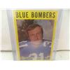 Image 2 : 1972 Gene Lakasiak Winnipeg Blue Bombers Card 