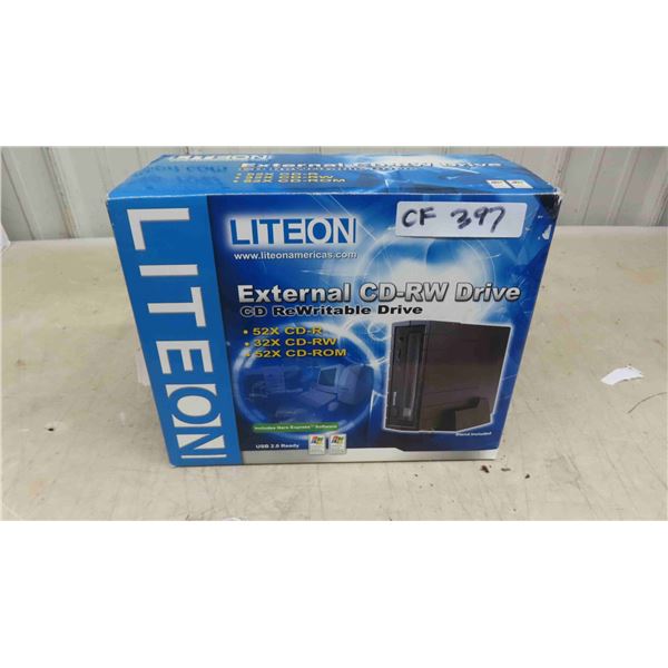 New Lite On External CD-RW Drive 
