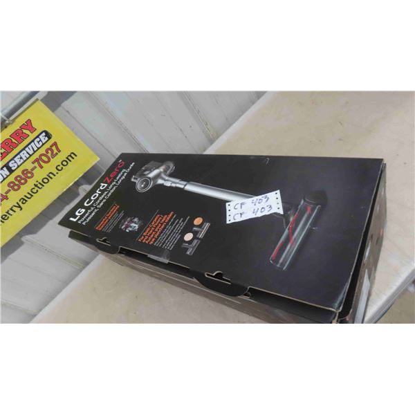 New LG Cord Zero Upright Vacuum 