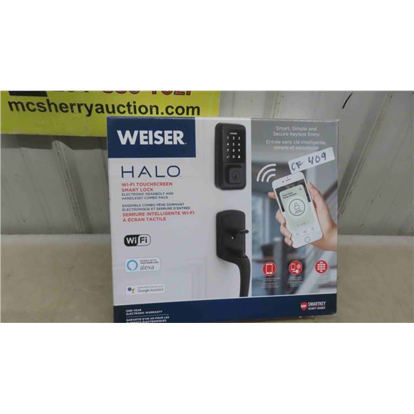New Weiser Halo Wifi/Touch Screen Smart Lock 