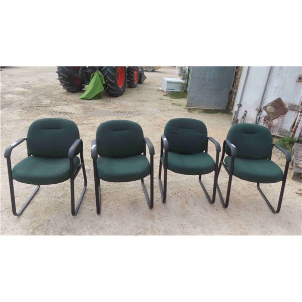4 Arm Chairs / Waiting Room Chairs 