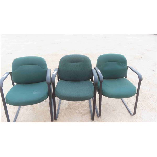 3 Arm Chairs / Waiting Room Chairs 