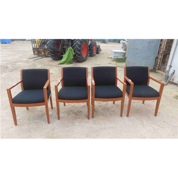 4 Arm Chairs / Waiting Room Chairs 