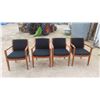 Image 1 : 4 Arm Chairs / Waiting Room Chairs 