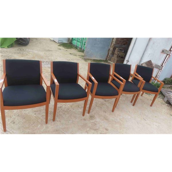 5 Arm Chairs / Waiting Room Chairs 