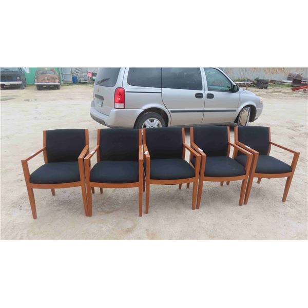 5 Arm Chairs / Waiting Room Chairs 