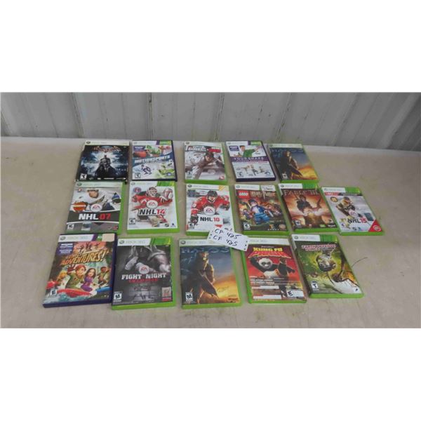 16 XBOX 360 Games 