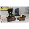 Image 1 : New Pair of Pioneer Rubber Boots Size 10 , Dakota Boots Size 10 1/2 Lightly