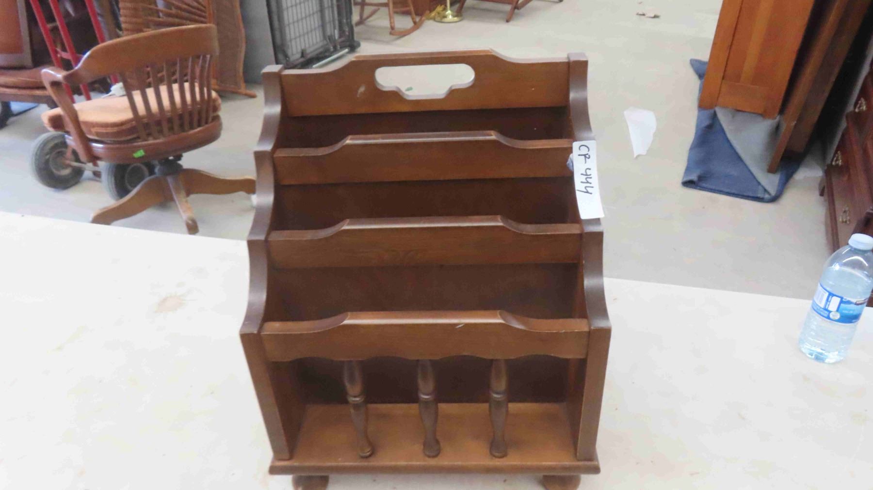 Walnut Magazine Rack