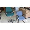 Image 1 : Waiting Room Arm Chair, Adjustable Height Swivel Office Chair 