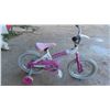 Image 1 : Avico Girls Rule Pedal Bike with Training Wheels 16''