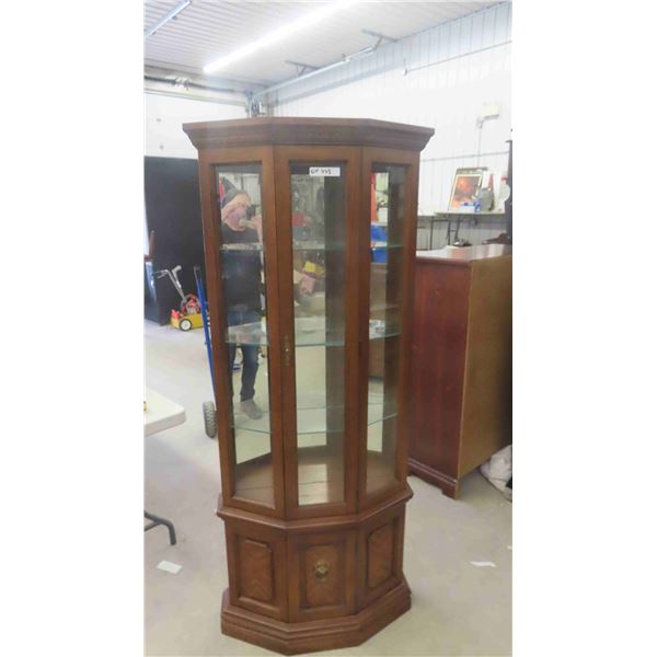 Curio Cabinet 72'' x 31'' x 10'' 