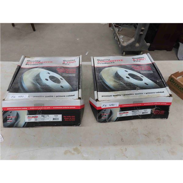 2 Disc Brake Rotors 8 Bolt 