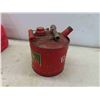 Image 3 : 3 Plastic Gas Containers , 1 Metal Vintage 