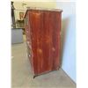 Image 3 : Very Early Rare Bakers Cupboard for Flour, Sugar, Tea, Coffee and Utensils 23'' x 