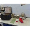 Image 1 : Vintage Bingo Set Up with Metal Turning Basket , Wooden Numbered 