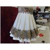 Image 2 : Decorative Table Lamp 23'' Tall Made in Italy with Fabric Shade & Porcelain 