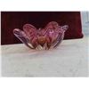 Image 3 : 3 Pieces of Art Glass , Crystal Basket