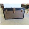 Image 1 : Vintage Trunk with Interior Lift Out Drawer 33'' x 18'' x 19'' H 