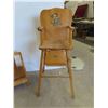 Image 2 : Thayer Wooden High Chair , Wood Childs Potty 