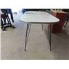 Image 2 : Vintage Kitchen Table 53'' x 30'' x 30'' H Includes Leaf, Arborite is Lifting  in Some