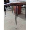 Image 3 : Vintage Kitchen Table 53'' x 30'' x 30'' H Includes Leaf, Arborite is Lifting  in Some