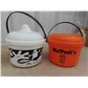 Image 8 : McDonald Vintage Halloween Candy Bucket - 3 with Cookie Cutter Lids 