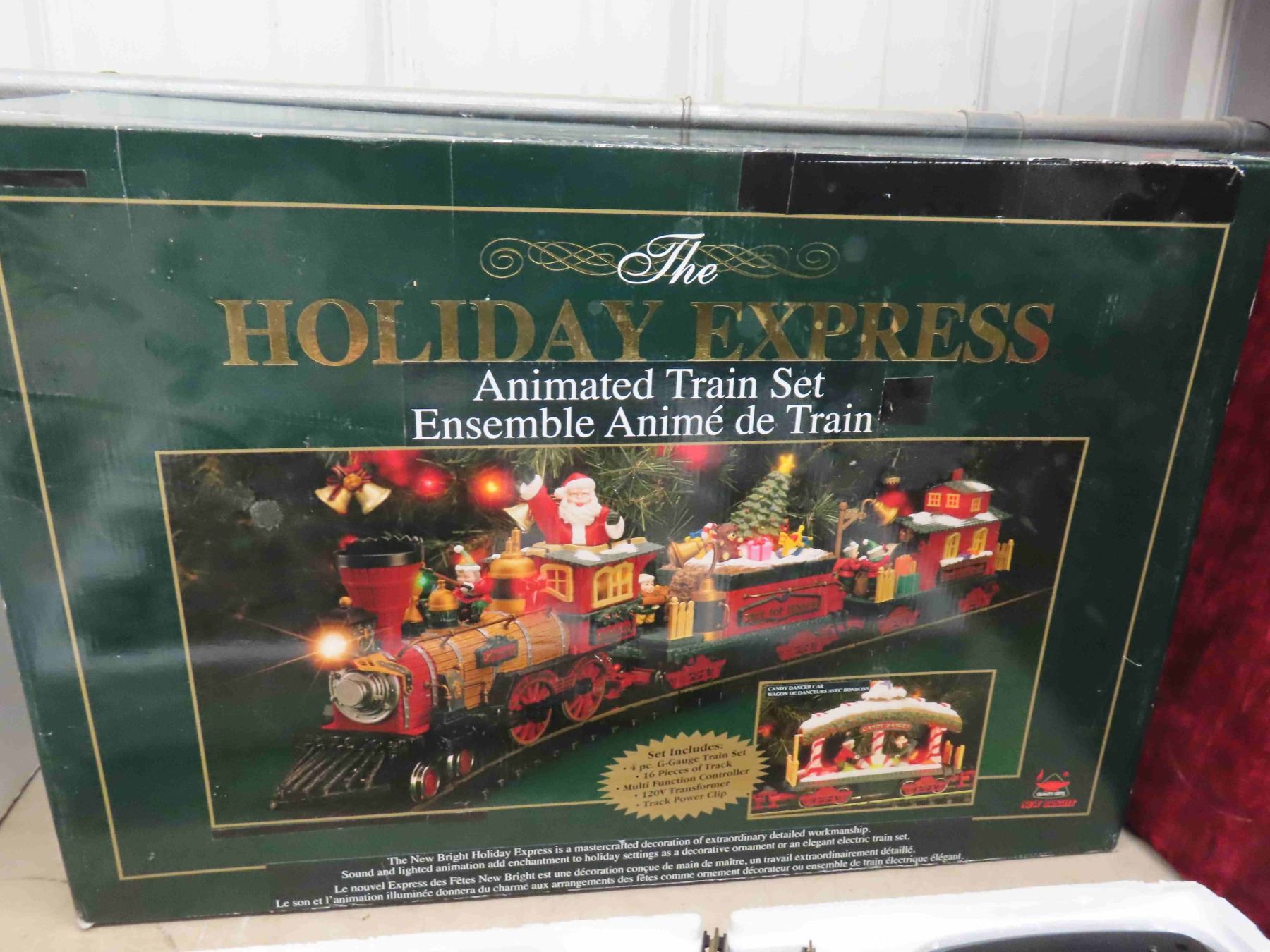 New Holiday Express Animated Train Set