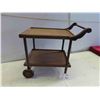 Image 1 : Wooden Doll Sized Tea Wagon 19'' x 12 1/2'' x 17'' 