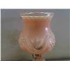 Image 2 : 2 Vintage Pink Glass Bedside Lamps 