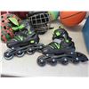 Image 2 : Basketballs , Net , Football, Skateboard, Roller Blades Kids Size 5-8, Helmets