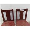 Image 4 : 2 Wood Childrens Chairs - Seat Height 9 1/2'' 