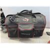 Image 2 : Husky Tool Pouch , Manual Tire Pump , Metal Gas Container , Funnel 