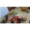 Image 8 : Hydraulic Bottle Jack, Full Roll of Safety Trailer Reflector Tape, Grease