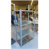 Image 1 : 2 Metal Shop Shelves 52'' x 48'' x 24'' with Casters & 65'' x 36'' x 