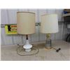 Image 1 : 2 Table Lamps with Shades Tallest is 27'' 