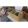 Image 2 : 2 Wood Carpenter Boxes 26'' x 9 1/2'' x 13'' , 36'' x 10'' x 18'' 