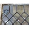 Image 2 : Vintage Wood Sash Window with Leaded Glass 56'' x 19 1/4'' 