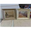 Image 1 : 2 Framed Pictures 20'' x 16'' 