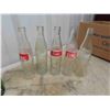 Image 2 : Vintage Glass Pop Bottles 10oz and 28oz Sizes: Coke, 7UP, Hires, Plains 