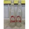 Image 8 : Vintage Glass Pop Bottles 10oz and 28oz Sizes: Coke, 7UP, Hires, Plains 