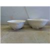 Image 2 : 9 Federal Mixing Bowls, 1 Pyrex Mixing Bowl 