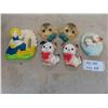 Image 1 : 6pcs Chalkware : Lambs, Puppies, Plus 