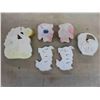 Image 2 : 6pcs Chalkware : Lambs, Puppies, Plus 