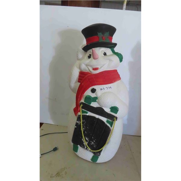 Snow Man Blow Mold 42'' Tall 