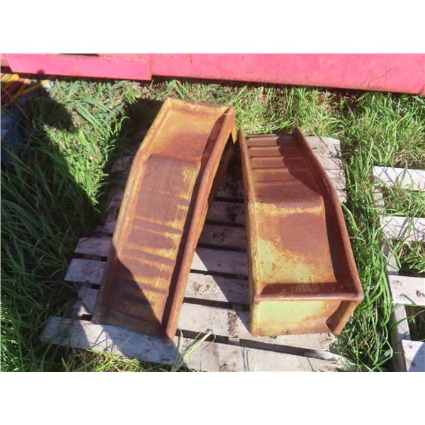 2 Metal Car Ramps 
