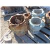 Image 2 : 5 Metal Concrete Molds Biggest is 19'' H Smallest is 11'' H 