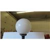 Image 2 : Floor Lamp with Milk Glass Globe Style Shade 